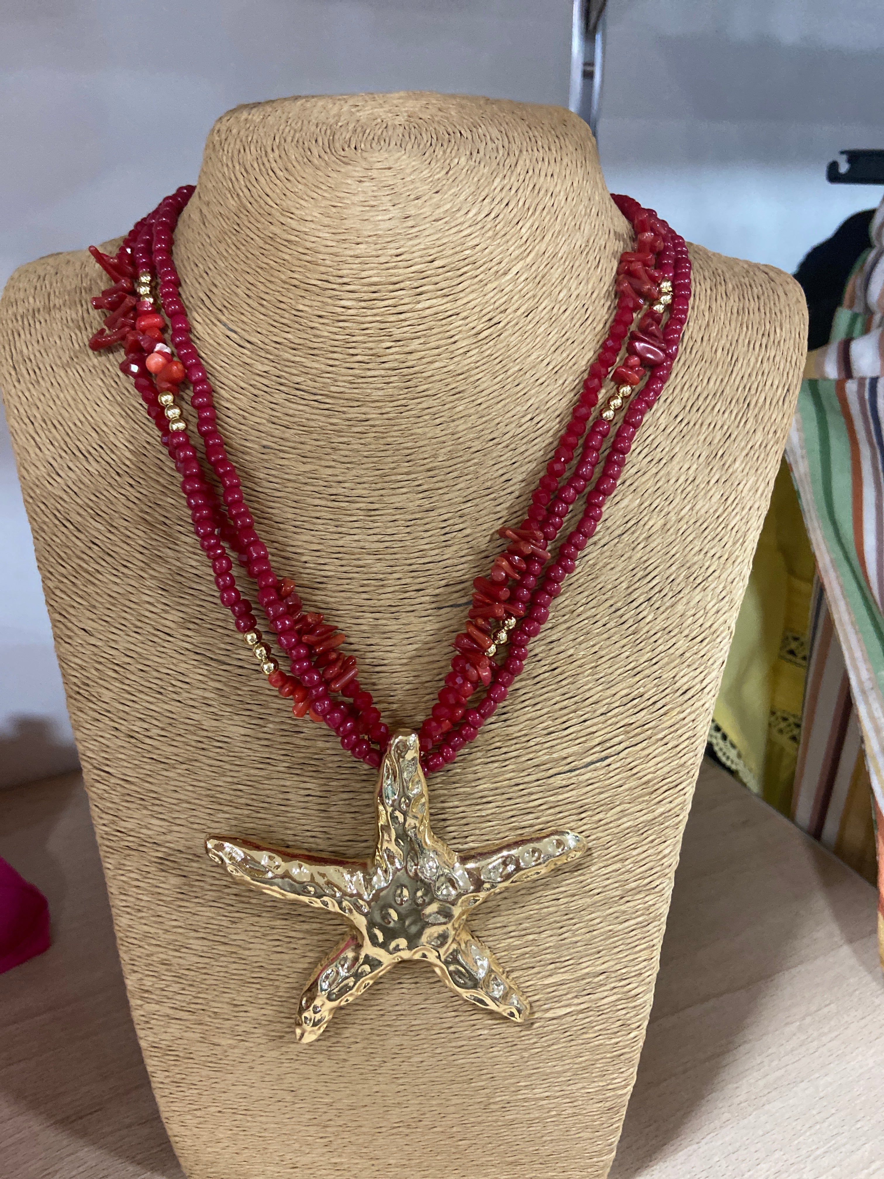 Collar Estrella Rojo