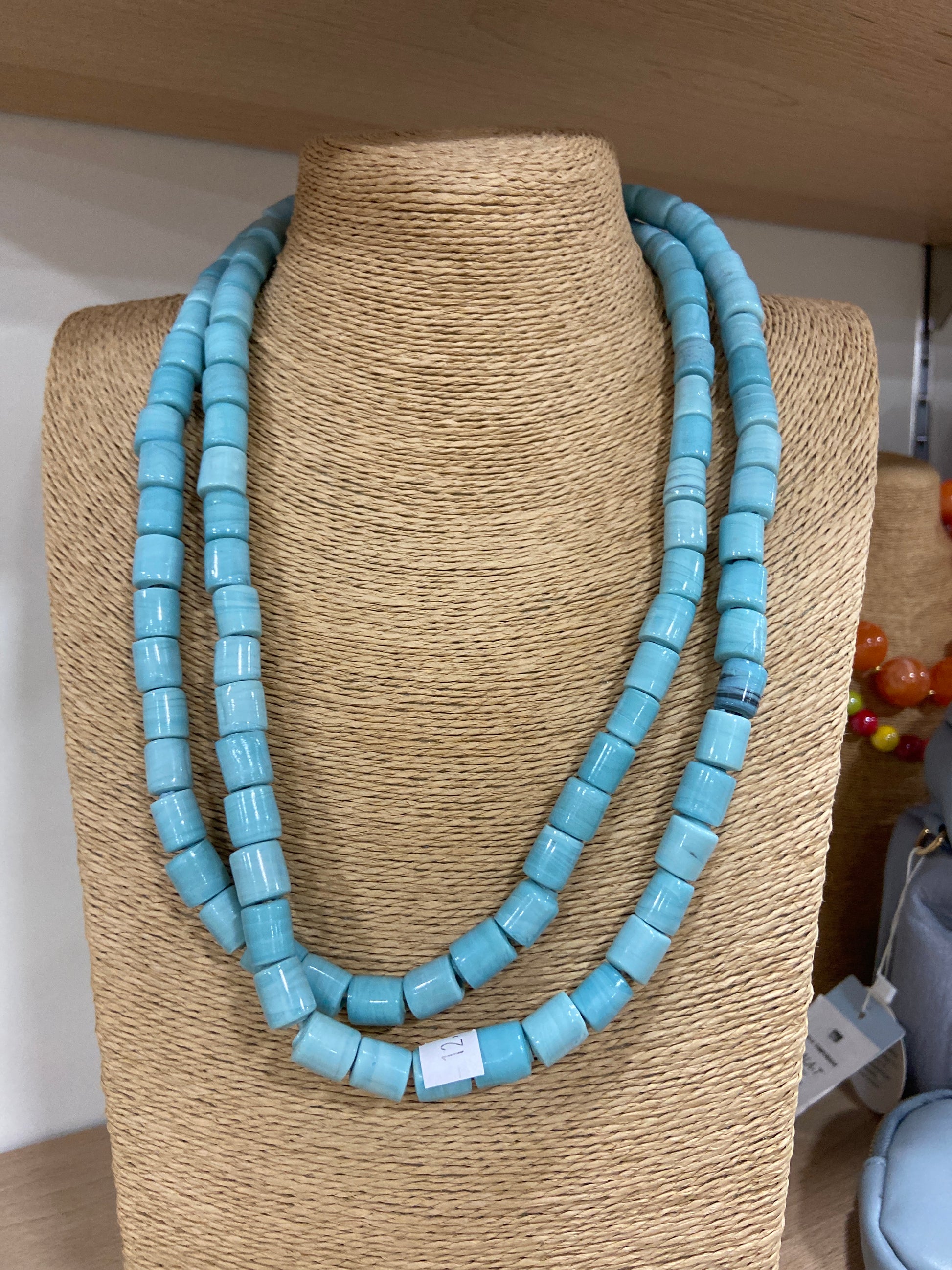 Collar Piedras Azules